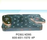 PC60 4D95 600-651-1570 3P Excavator Oil Cooler Cooling System